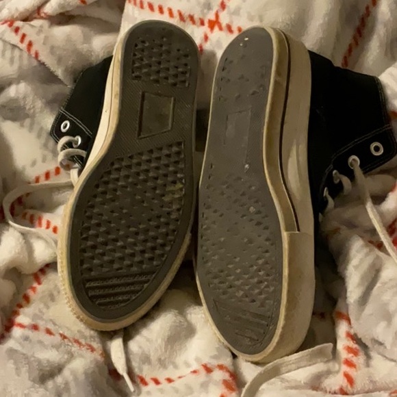 Sincerely Jules black chunky high top sneakers 😍. Size 7.5 M - Picture 5 of 8